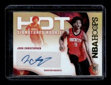 2021-22 Hoops #HSR-JC Josh Christopher Hot Signatures Rookies Hyper Gold