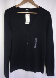 uniqlo navy cardigan