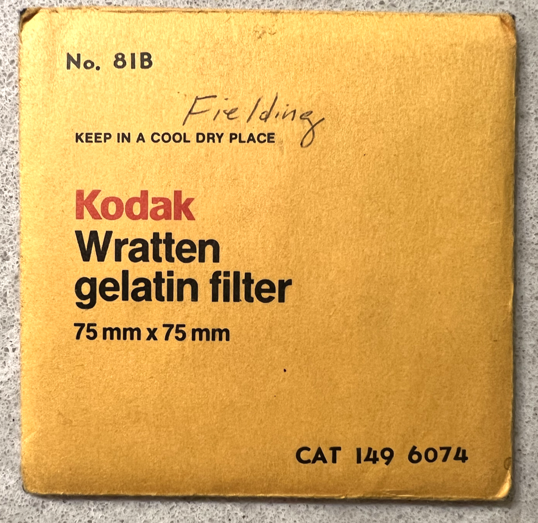 Filtre gélatine LEE FILTERS 725 effet Old Steel Blue - Feuille