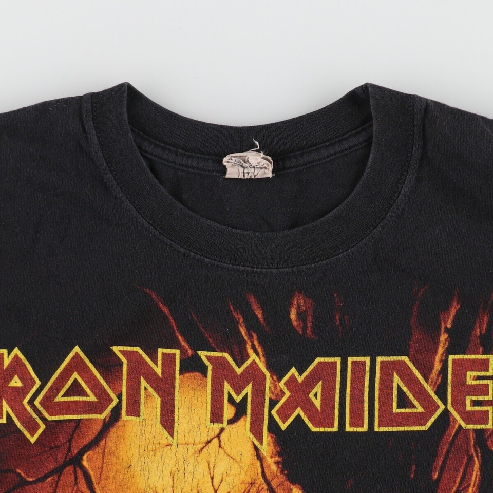 00'S Anvil IRON MAIDEN Long Sleeve TShirt Band Tee Men's XL /eaa490100