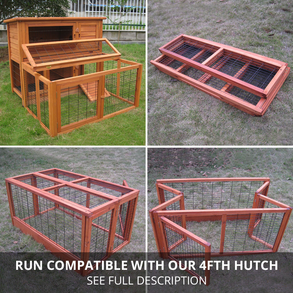 LARGE RABBIT HUTCH RUN / DELUXE GUINEA PIG HUTCHES / PET CAGE FERRET