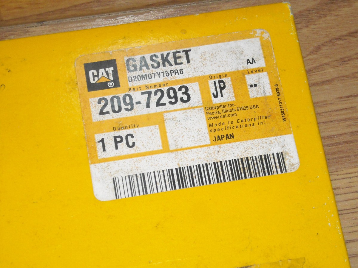 GENUINE NEW CATERPILLAR (CAT) GASKET 209-7293 2097293 | eBay
