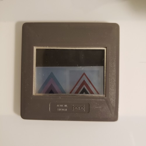 Kenneth Noland Chevron Series 1964 Art 35mm Glass Slide - 第 4/4 張圖片