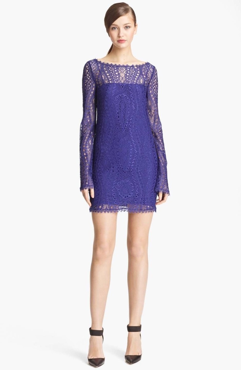 knee length dresses for ladies Emilio Pucci Leather Lace Dress |M|US6| – CLOSET1951SF main image 1