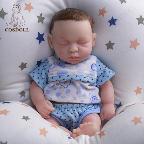 MUÑECA RENACIDA DE SILICONA SUAVE COMPLETA 12" BEBÉ RECIÉN NACIDO NIÑA MUÑECA - Imagen 8 de 16