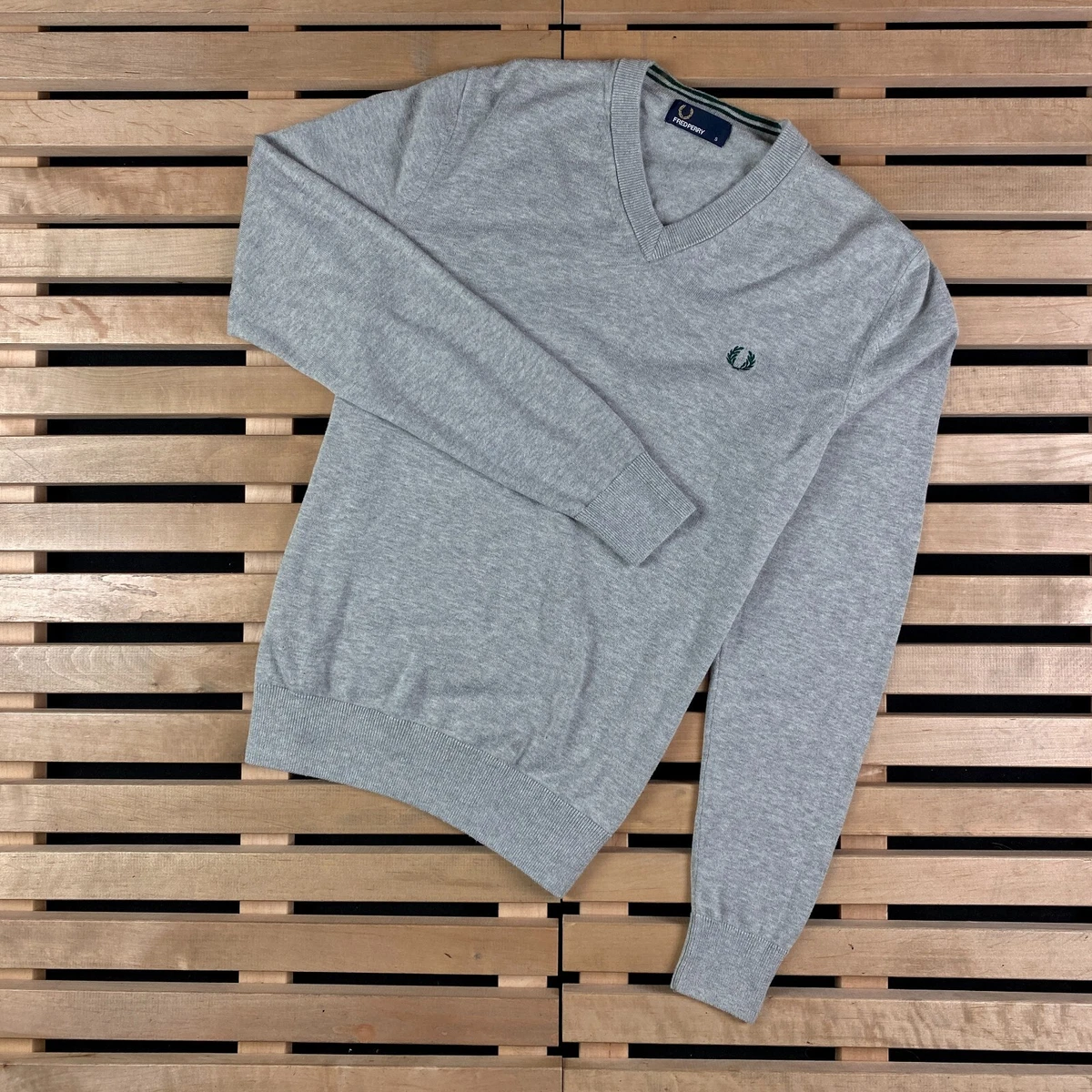 Fred perry mens v neck jumper sale