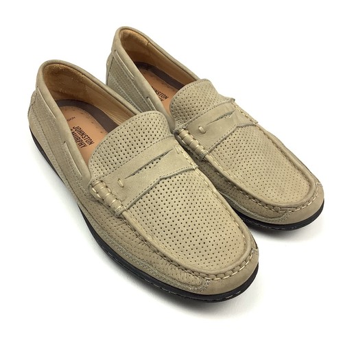 Johnston Murphy Men 9.5 M Tan Sheepskin 