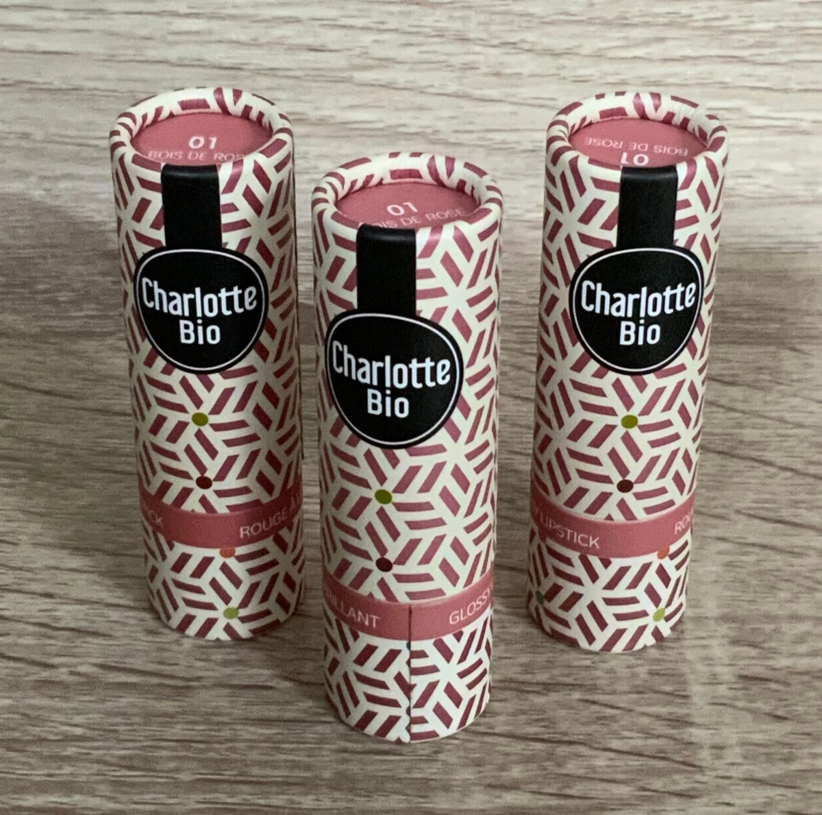 Rouge à lèvres brillant bois de rose BIO - 3.5g - Charlotte Bio