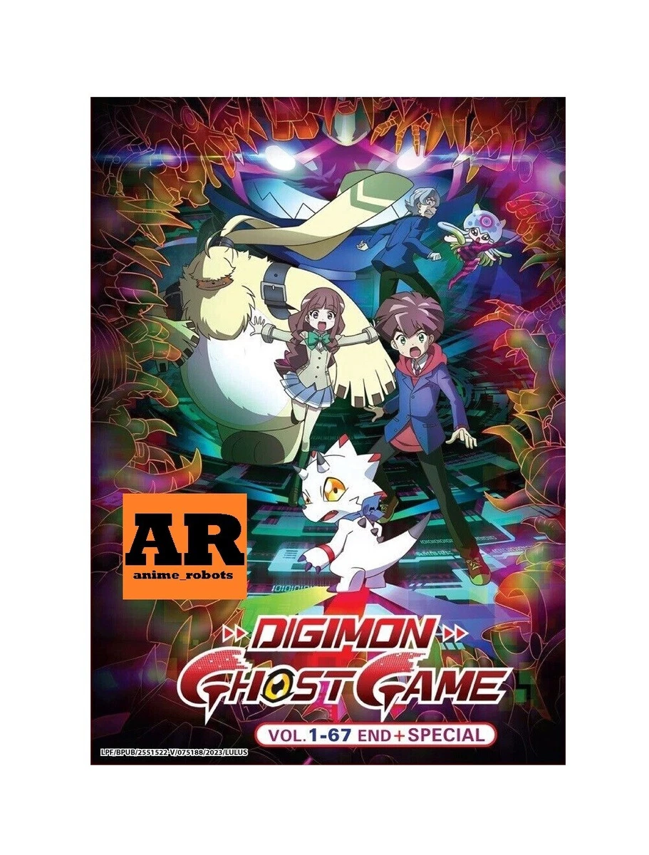 DVD DIGIMON GHOST GAME VOL.1-67 END+SPECIAL English Subtitle All Region