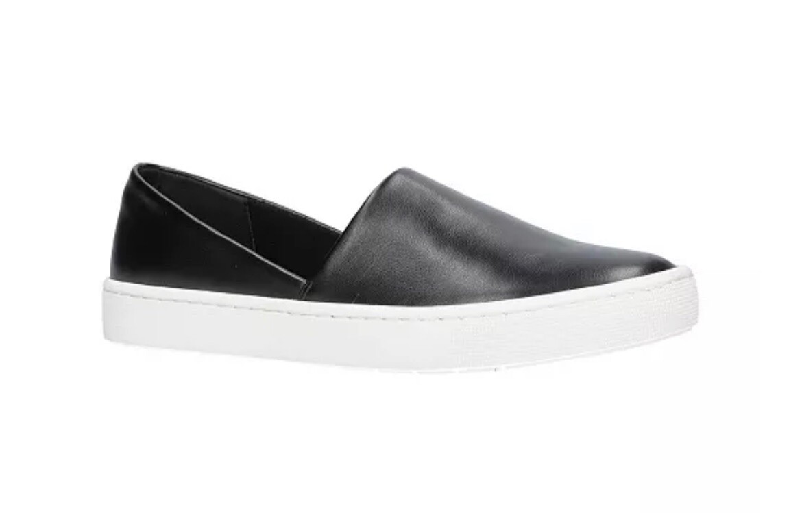 BELLA VITA Women's Bebe Sneakers Slip On Black 7.5W