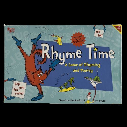 Dr Seuss Rhyme Time A game of Rhyming and Poetry Complete Game 4