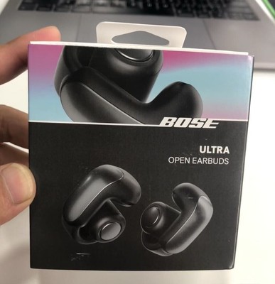 New Bos/e Ultra Open-Ear Earbuds True Wireless Bluetooth Clip Earbuds Black