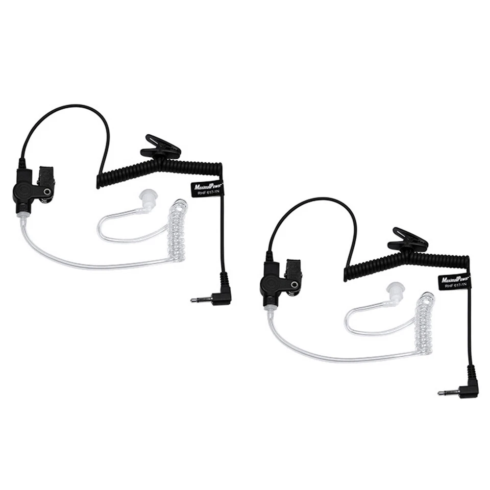MaximalPower 617-1N 3.5mm LISTEN ONLY Headset Earpiece for Two-Way Radios (2PK) - Image 2 of 4