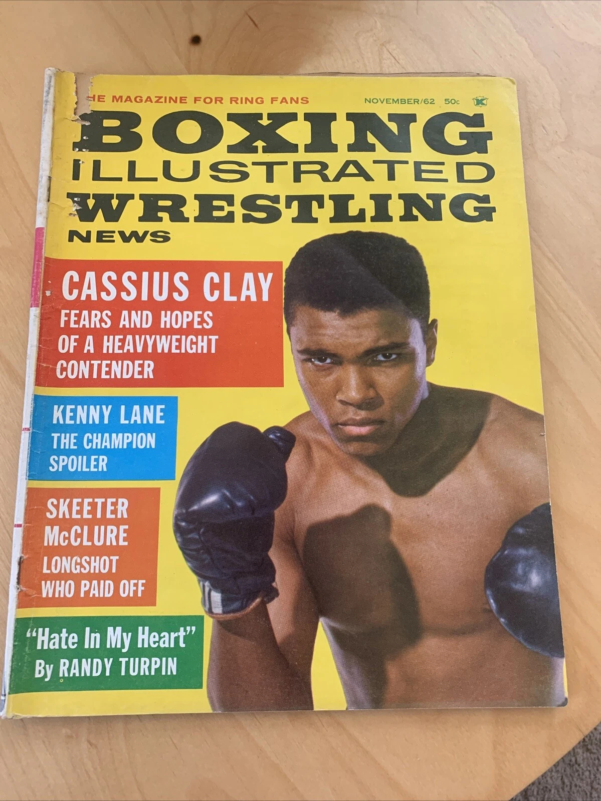 ボクシング イラストレスリング ニュース 1962年11月 カシアス クレイレーン モハメドアリ - 画像1/12