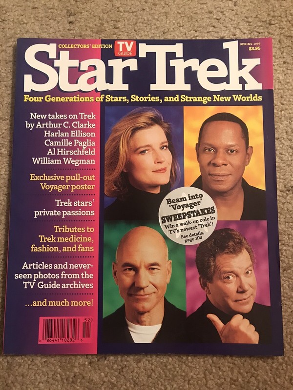 Star Trek Collector's Edition TV Guide Four Generations Magazine Spring 1995 LN