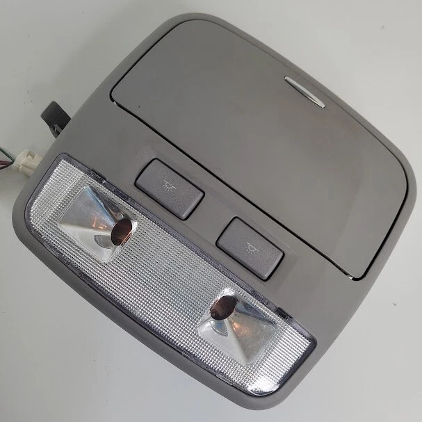 Hyundai Santa Fe 2001-2006 consola superior almacenamiento gris OEM Foto 2 de 4