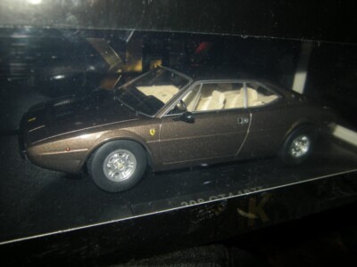 1:18 KK-Scale Ferrari 208 GT4 Braunmetallic 1975 in OVP