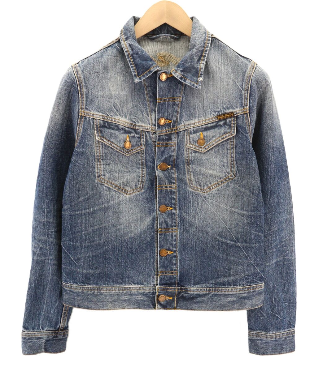 NUDIE JEANS Conny Org. Light Vintage Men Jacket S Pure NUDIE JEANS Conny Org. Light Vintage Men Jacket S Pure
