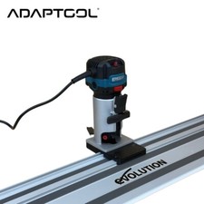 ERBAUER EPR710 1/4" Palm Router Guide Rail Adaptor for Evolution G2 Guide Rail