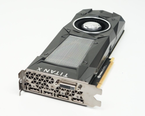 NVIDIA GeForce TITAN X PASCAL 900-1G611-2500-000 1,42 GHz Core 12 Go GDDR5 - Photo 1 sur 4