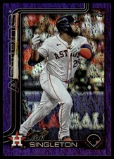 2025 Topps #462 Jon Singleton Purple Holo Foil #/250