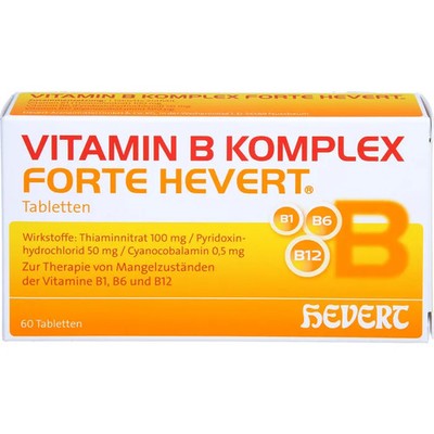 VITAMIN B KOMPLEX forte Hevert Tabletten 60 St. PZN 16901389