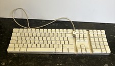 Apple Keyboard Model A1048 USB Wired QWERTY Extended Numerical Keypad UK