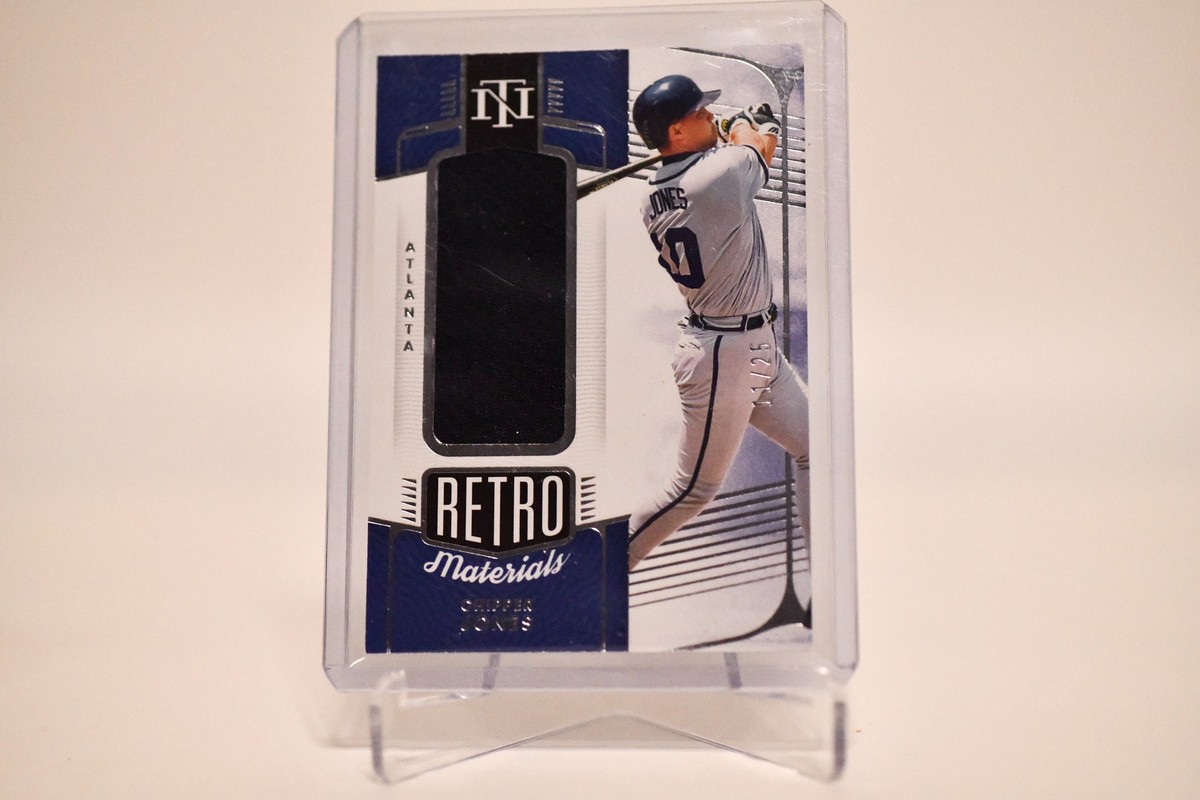 2022 Panini National Treasures Chipper Jones Retro Materials RM-CJ