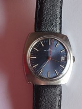 BUCHERER SWISS UHR 60ER JAHRE STAHL HANDAUFZUG