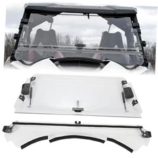  2-in-1 Flip Windshield Compatible with 2013-2018 Can-Am Maverick/ Maverick 