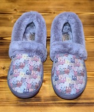 Women's BOBS Skechers Too Cozy Pooch Parade Slipper Beige Multi Size 8 Read Des
