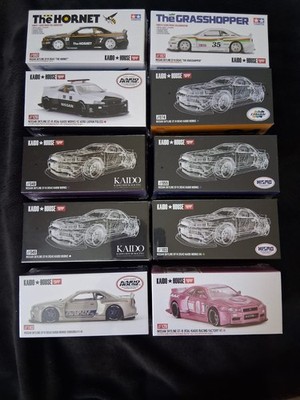 Kaido House 1/64 Lot Of 10 Nissan Skyline R34 GT-R Hornet Greddy Nismo Rare