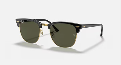 Ray Ban SONNENBRILLE SCHWARZ Gold   CLUBMASTER RB 3016 W0365 NEU & OVP