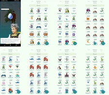 Pokémon Acc Go - Lvl50 - 69 Shiny - 96 Legendary