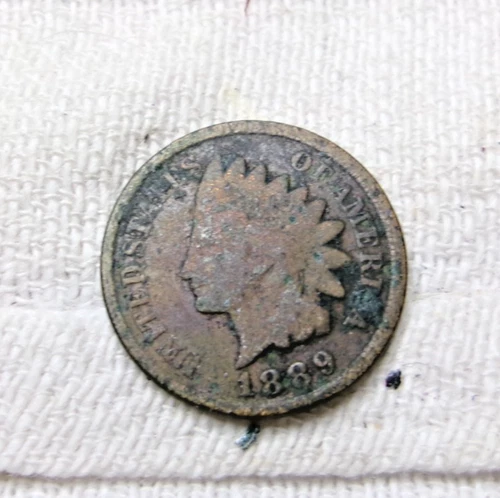 1889 INDIAN HEAD PENNY 1 CENT