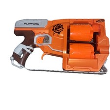 Nerf Zombie Strike A9603 Flipfury Blaster Used Working Good Condition
