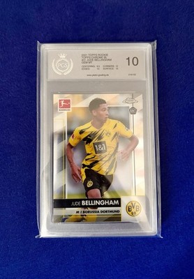 Topps 2020-21 Chrome Bundesliga Jude Bellingham RC #31 Borussia Dortmund PG 10