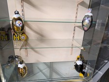 4pc lot Pittsburgh Steelers Jingle Bell ornaments Logo XLIII #1 Mendenhall