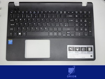 GETESTETE ACER Aspire E 15 Start ES1-512 obere Abdeckung schwarze Handauflage UK Tastatur