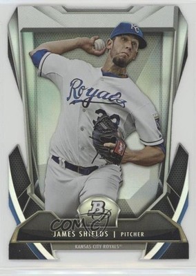 2013 Bowman Platinum Cutting Edge Stars James Shields #CES-JS e5r