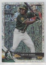 2018 Bowman Draft Chrome Sparkles Refractor Jameson Hannah #BDC-160 02l6