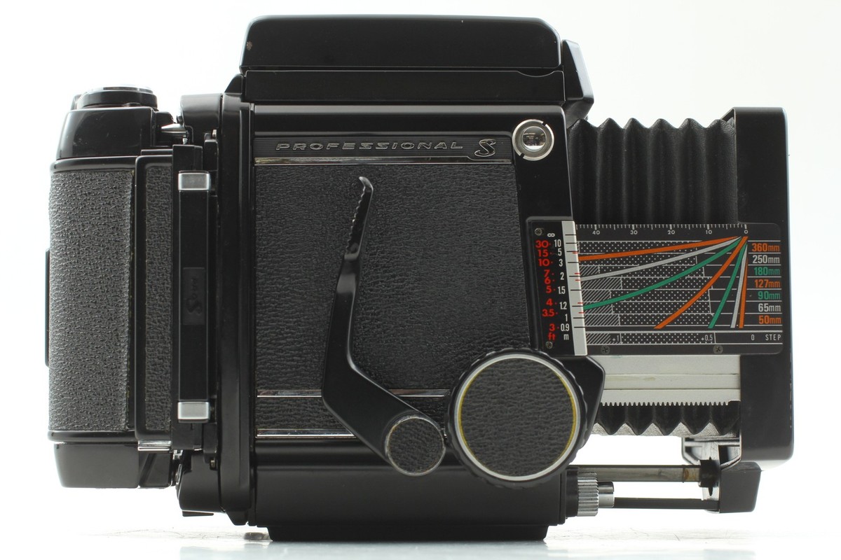 N Mint: Mamiya RB67 Pro S + Sekor C 127mm f3.8 120 Back w/Hood New