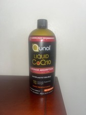 Qunol Liquid CoQ10 Superior Absorption Natural Supplement 100mg 30.4oz Exp 03/28