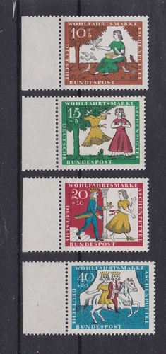 Germany     B408-11 MNH, Cinderella, 1965
