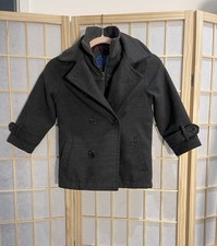 Blue Zoo Boys Grey School Winter Duffel Jacket Age 5-6 Years Smart Coat
