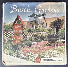 Busch Gardens View Master Packet A988 3 Reel Set Tampa Florida Anheuser