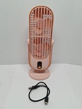 Table Tower Fan 1800mah USB Portable Electric Tower Fan with 5 Speeds