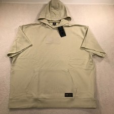 Under Armour Project Rock Short Sleeve Hoodie Men 2XL XXL USA flag Patriotic NEW