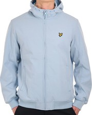 Image of Lyle & Scott Mesh Back Softshell Jacket Opal Blue