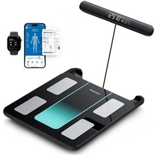Smart Scale for Body Weight  Fat, 8-Electrode Full-Body Composition Scale wi...